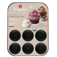 BERLINGERHAUS Forma na muffiny s nepřilnavým povrchem 12 ks Leonardo Collection BH-7945 (2)