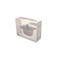 Kastrol s titanovým povrchem a poklicí 28 cm Taupe Collection (12)