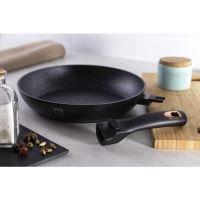 BERLINGERHAUS Pánev s nepřilnavým povrchem a odnímatelnou rukojetí 28 cm Black Rose Collection BH-1952 (8)
