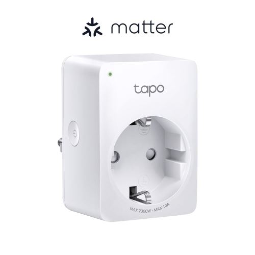 Chytrá zásuvka TP-Link Tapo P100M(EU) regulace 230V přes IP, Cloud, WiFi, Matter