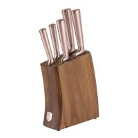 BERLINGERHAUS Sada nožů se stojanem z akátového dřeva 6 ks Taupe Collection BH-3126 BERLINGERHAUS Sada nožů se stojanem z akátového dřeva 6 ks Taupe Collection BH-3126