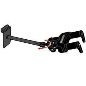 GSP40SB AUTO GRAB GUITAR HANGE HERCULES