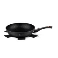 BERLINGERHAUS Pánev WOK s mramorovým povrchem 30 cm Black Rose Collection BH-6178 (2)