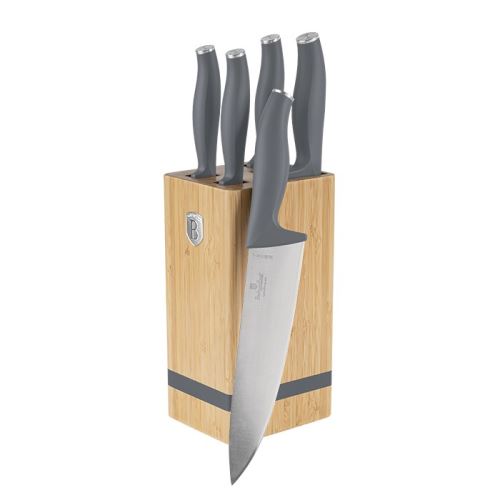 Sada nožů Berlingerhaus se stojanem Bamboo 6 ks Aspen Collection