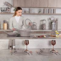 BERLINGERHAUS Sada nádobí s titanovým povrchem 10 ks Taupe Nordic Collection BH-8343 (8)