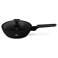 BERLINGERHAUS Pánev hluboká s titanovým povrchem a poklicí 24 cm Black Rose Collection BH-8352 (2)