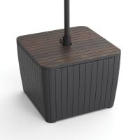 Zahradní stůl Keter Luzon Deco walnut / grafit Zahradní stůl Keter Luzon Deco walnut / grafit