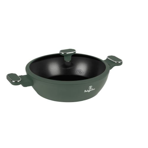 BERLINGERHAUS Kastrol s titanovým povrchem a poklicí 28 cm Matte Green Collection BH-8163
