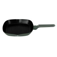 BERLINGERHAUS Pánev grilovací s titanovým povrchem 28 cm Matte Green BH-8161 (2)
