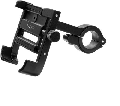 Držák FIXED Hliníkový držák mobilního telefonu na kolo FIXED Bikee ALU 2 s otočnou hlavou, černý