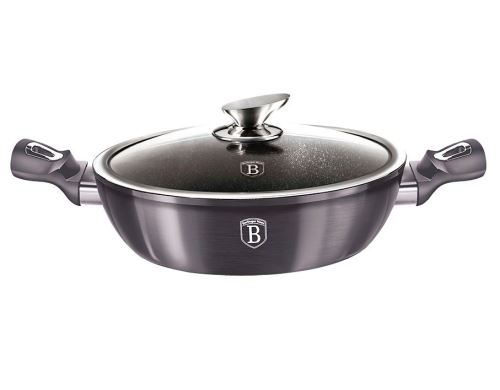 Pánev Berlingerhaus hluboká s poklicí 28 cm Carbon PRO Line BH-6898
