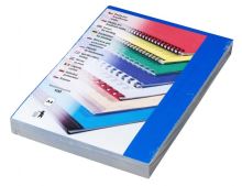 Vázací kryt Eurosupplies kartonový Chromolux A4 250g/m2 100ks, leštěný povrch, modrý Vázací kryt Eurosupplies kartonový Chromolux A4 250g/m2 100ks, leštěný povrch, modrý