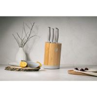 BERLINGERHAUS Sada nožů se stojanem BAMBOO 6 ks Sahara Collection BH-2755 (6)
