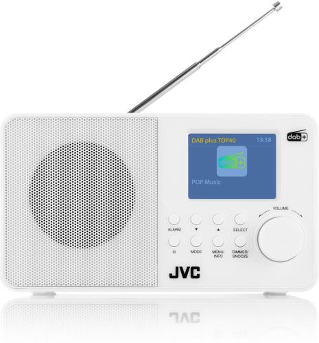 JVC RA-E611W-DAB bílý