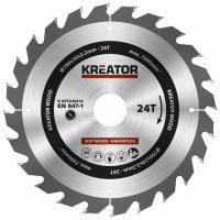 Pilový kotouč Kreator KRT020416 na dřevo 190mm, 24T (1)