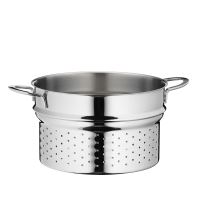 KELA Hrnec na těstoviny nerez s poklicí CAILIN 24cm KL-10991 (3)