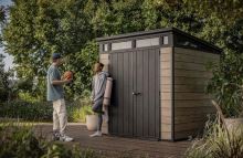 Zahradní domek Keter PENT Signature 7x7 Ashwood, s podlahou (5)