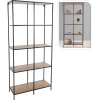HOMESTYLING Regál s policemi 170x78 cm KO-NB1510160 (1)