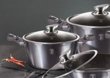 Sada nádobí Berlingerhaus s mramorovým povrchem 13 ks Carbon PRO Line BH-6886 (2)