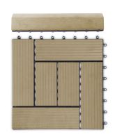 Přechodová lišta G21 Cumaru pro WPC dlaždice, 30 x 7,5 cm rovná (4)