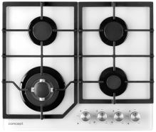 CONCEPT Plynová deska vestavná 60 cm PDV7460wh WHITE (8)