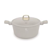 Kastrol s titanovým povrchem a poklicí 28 cm Sahara Collection (7)