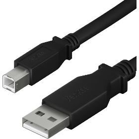 YCU 015 BK USB A/B Tiskárna 1,5m YENKEE