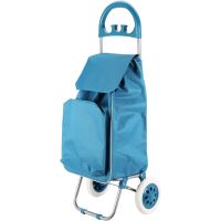 EXCELLENT HOUSEWARE Nákupní taška na kolečkách 40 l světle modrá KO-CM6000040 (1)
