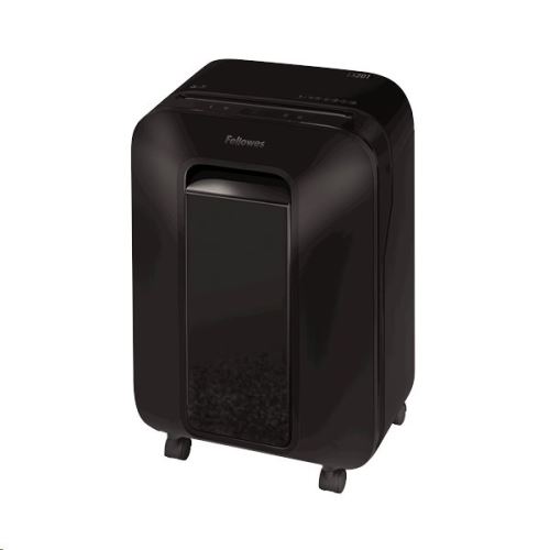 Skartovač Fellowes LX 201 P-5, Cross cut 2x12mm, 12 listů, 22l, Credit Card, černý - CASHBACK 600Kč