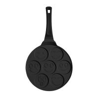 BERLINGERHAUS Lívanečník s titanovým povrchem Smajlíci 26 cm Matte Black Collection BH-7791 (1)