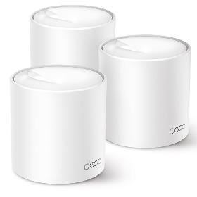 WiFi router TP-Link Deco X50(3-pack) AX3000, WiFi 6, 3x GLAN, / 574Mbps 2,4GHz/ 2402Mbps 5GHz