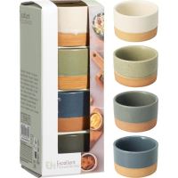 EXCELLENT HOUSEWARE Sada misek na pochutiny 4 ks 6,5 x 4 cm KO-210001070 (1)