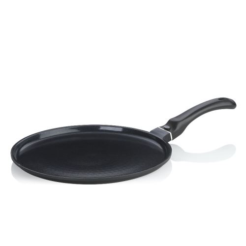 Pánev na palačinky Atura litý hliník černá  28 cm