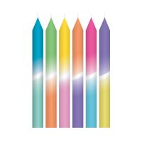 ALBI Svíčky 8 ks pastel. neon. 8 cm (1)