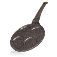 Pánev Banquet na 4 lívance s nepřilnavým povrchem Granite Dark Brown 26 cm (1)