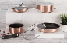 BERLINGERHAUS Sada nádobí s odnímatelnou rukojetí 9 ks Rosegold Metallic Line BH-6147 (1)