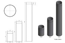 Sada kouřovodů 150 mm, SET 150-01 (1)