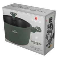 BERLINGERHAUS Kastrol s titanovým povrchem a poklicí 28 cm Matte Green Collection BH-8202 (1)