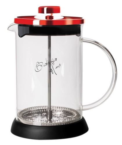 Konvička Berlingerhaus na čaj a kávu French Press 350 ml Burgundy Metallic Line BH-1496