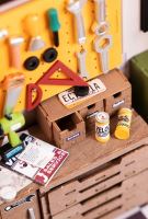 Hračka Robotime miniatura domečku Garáž (5)