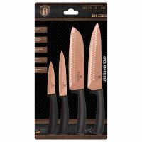 BERLINGERHAUS Sada nožů s nepřilnavým povrchem 4 ks Rosegold Metallic Line BH-2385 (6)