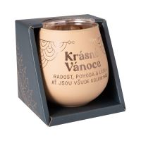 ALBI Zrcadlový svícen - Krásné Vánoce (1)