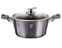 BERLINGERHAUS Kastrol s poklicí s mramorovým povrchem 24 cm Carbon PRO Line BH-6893 (10)