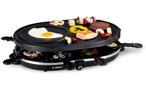 ALPINA Elektrický gril + raclette multifunkční 1200WED-218240