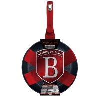 BERLINGERHAUS Pánev s mramorovým povrchem 24 cm Burgundy Metallic Line BH-1252 (3)