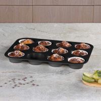 BERLINGERHAUS Forma na muffiny s nepřilnavým povrchem 12 ks Antracit Collection BH-8691 (6)