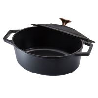 BERLINGERHAUS Pekáč s poklicí litinový 32 x 23 cm Black Rose Collection BH-6518 (1)