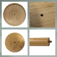 KELA Držák kuchyňských rolí Clea bambus světle hnědý 33,0cm 16,0cm KL-12029 (2)