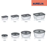 Dóza na potraviny skladovací Aurelia sklo 11,5cm 22,0cm 2,2l (7)