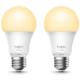 Chytrá žárovka TP-Link Tapo L510E(2-pack) E27, 8,7W, 230V, přes IP, stmívatelná, 2700K